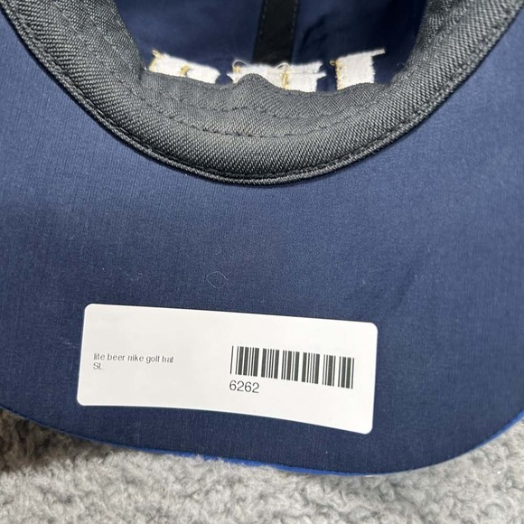 Nike Golf Hat Cap Mens One Size Strapback Lightweight Lite Beer Emrboidered - Picture 9 of 9